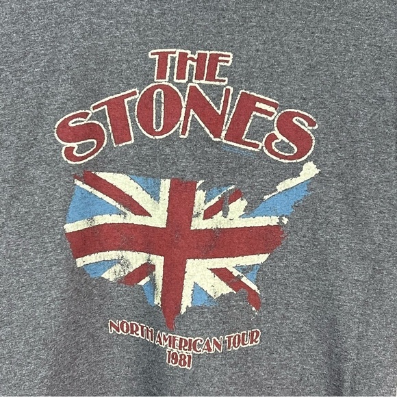 THE STONES BRAVADO NORTH AMERICAN TOUR 1981 MEN'S TEE-SHIRT - Picture 5 of 6